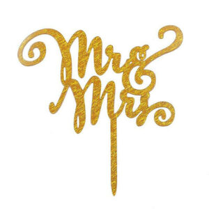 Topper tarta boda - MR&MRS