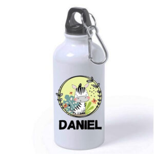 Botella personalizada - aluminio cebra 400ml