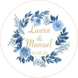 Chapa personalizada - Boda imán 14