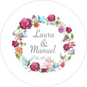 Chapa personalizada - Imán Boda 4