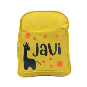 MOCHILA AMARILLO INFANTIL 26.5X22X8CM