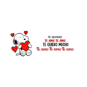 TAZA SNOOPY AMOR