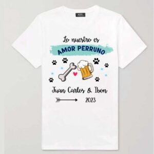 CAMISETA AMOR PERRUNO