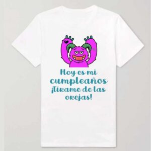 CAMISETA OREJAS CUMPLEAÑOS