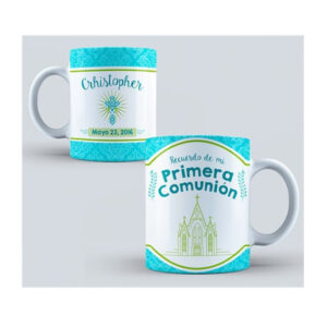 TAZA COMUNION IGLESIA AZUL