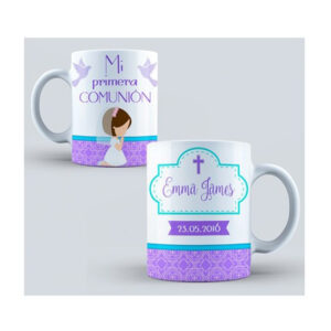TAZA COMUNION MORADO