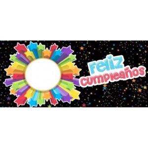 TAZA CUMPLEAÑOS NEGRO FOTO