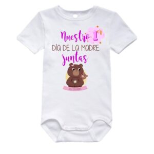 Body bebé personalizado - Día de la madre oso