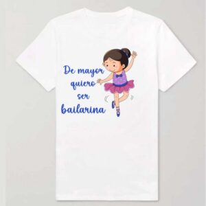 Camiseta personalizada - Bailarina morena