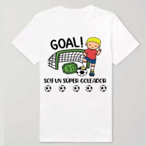 Camiseta personalizada futbol - goleador rubio