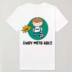 Camiseta personalizada futbol - niño moreno