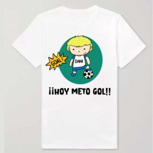 Camiseta personalizada futbol- niño rubio