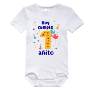 Body bebé personalizado - Hoy cumplo 1 año