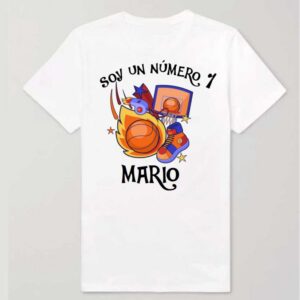 Camiseta personalizada infantil - Baloncesto número1