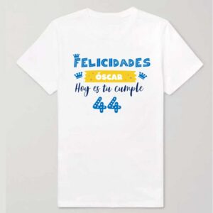 Camiseta personalizada - hoy es tu cumple corona