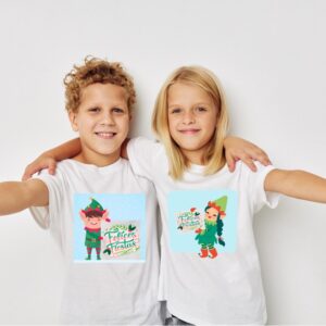 Camiseta personalizada Navidad elfa