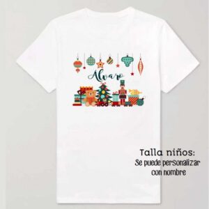 Camiseta personalizada Navidad juguetes