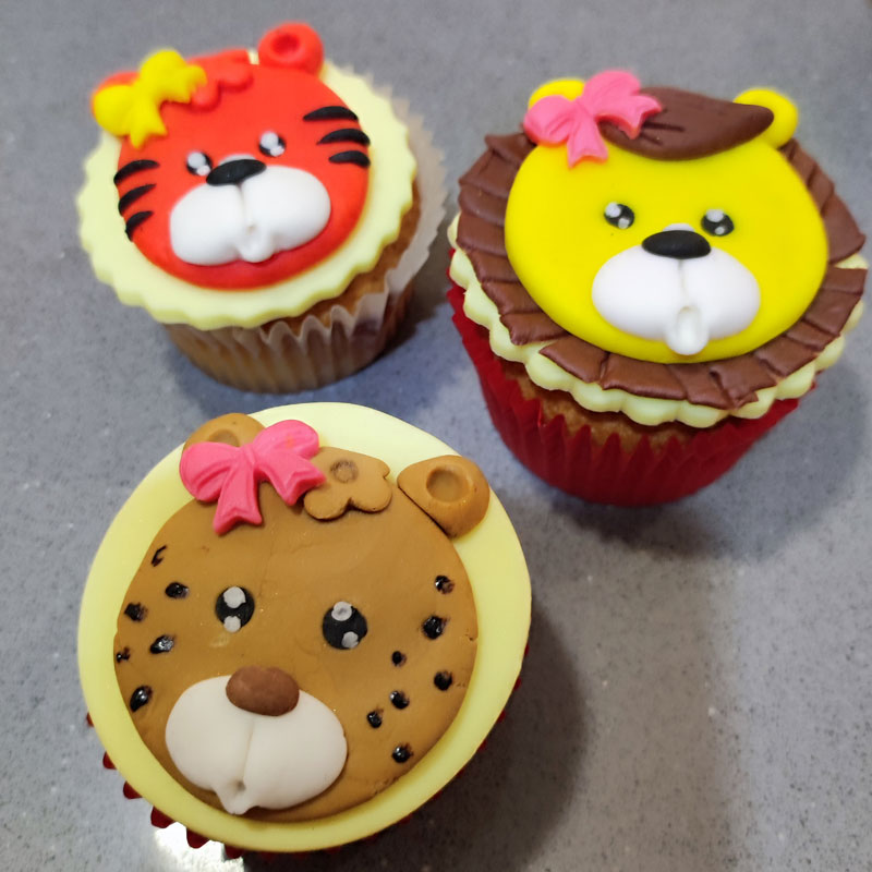 taller infantil cupcakes fondant
